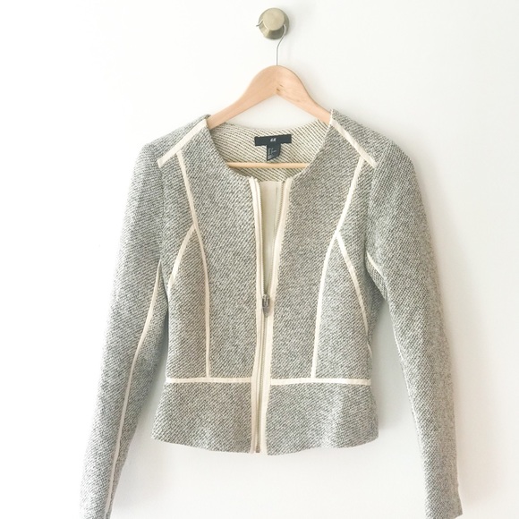 H&M Zip Woven Pattern Jacket - Picture 1 of 1